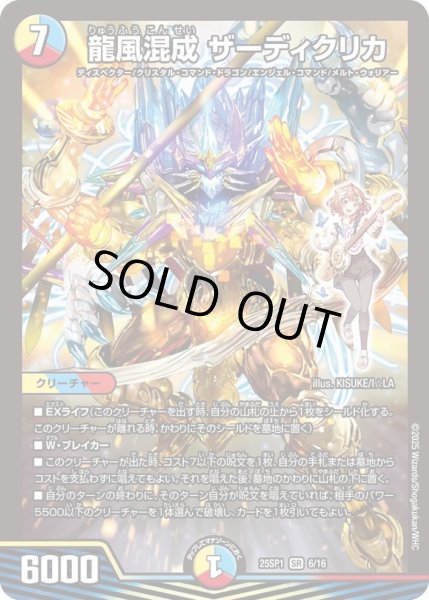 画像1: 【1円特価商品】龍風混成ザーディクリカ 25SP16/16 (1)