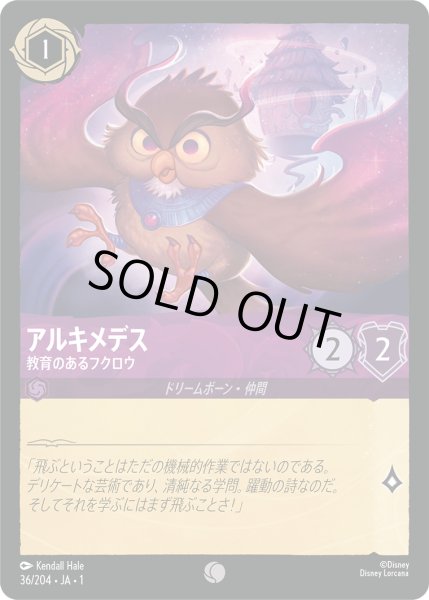 画像1: アルキメデス教育のあるフクロウ(foil) (1)