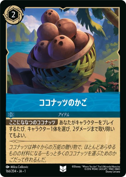画像1: ココナッツのかご(foil) (1)