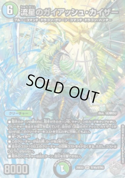 画像1: 【邪神爆発『王道W』】流星のガイアッシュ・カイザー 25EX3_STR5/STR5 (1)