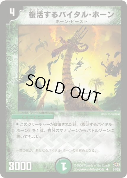画像1: 【終末魔導大戦】復活するバイタル・ホーン DM17_34/55 (1)