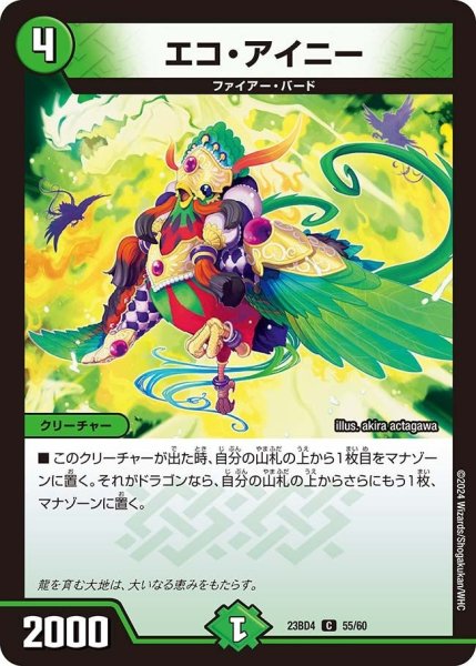 画像1: 【ドラドラドラゴン龍幻郷】エコ・アイニー 23BD4_55/60 (1)
