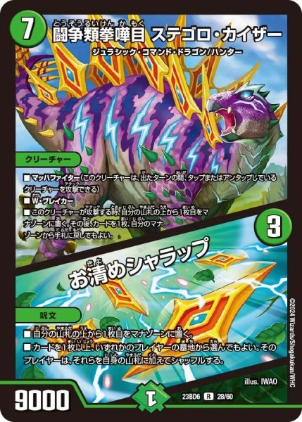 画像1: 【双極のアカシックZ計画】闘争類拳嘩目 ステゴロ・カイザー / お清めシャラップ 23BD6_28/60 (1)