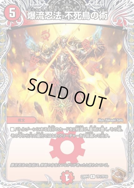 画像1: 【竜皇神爆輝】爆流忍法不死鳥の術 23RP4_TF1/TF10 (1)