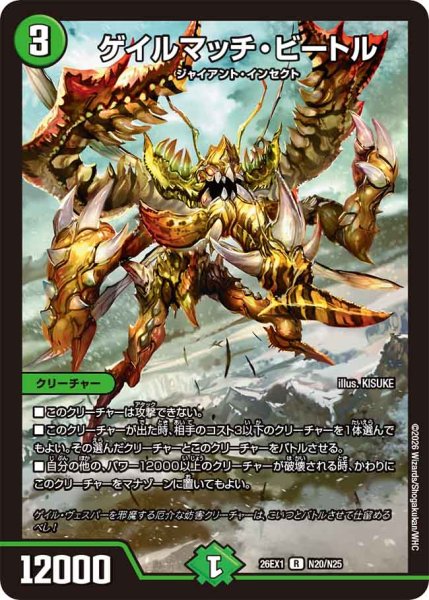 画像1: 【25の援軍】ゲイルマッチ・ビートル 26EX1_N20/N25 (1)