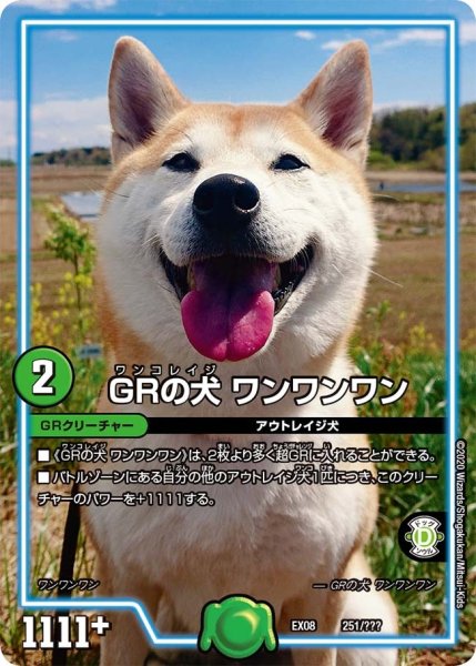 画像1: 【謎のブラックボックスパック】GRの犬ワンワンワン EX08_251/??? (1)
