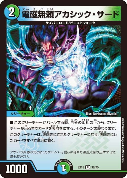画像1: 【パラレル・マスターズ】電磁無頼アカシック・サード EX18_30/75 (1)