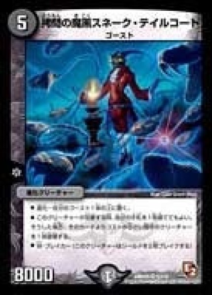 画像1: 【ゴールデン・エイジ】拷問の魔黒スネーク・テイルコート DMR05_5/110 (1)
