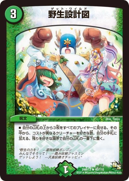 画像1: 【龍解ガイギンガ】野生設計図 DMR13_40/110 (1)