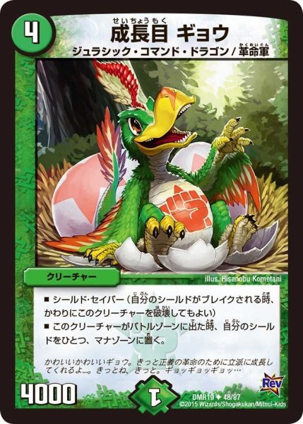 画像1: 【禁断のドキンダムX】成長目ギョウ DMR19_48/87 (1)