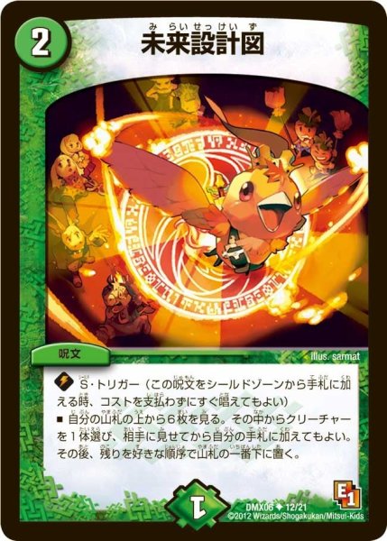 画像1: 【ヒーローズ・ビクトリー・パック 燃えるド根性大作戦】未来設計図 DMX06_12/21 (1)