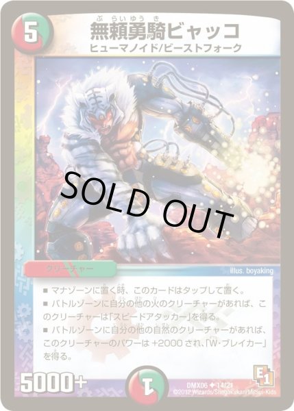 画像1: 【ヒーローズ・ビクトリー・パック 燃えるド根性大作戦】無頼勇騎ビャッコ DMX06_14/21 (1)