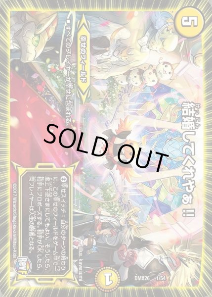 画像1: 【ファイナル・メモリアル・パック 〜DS・Rev・RevF編〜】結婚してくれやぁ!! DMX26_1/54 (1)