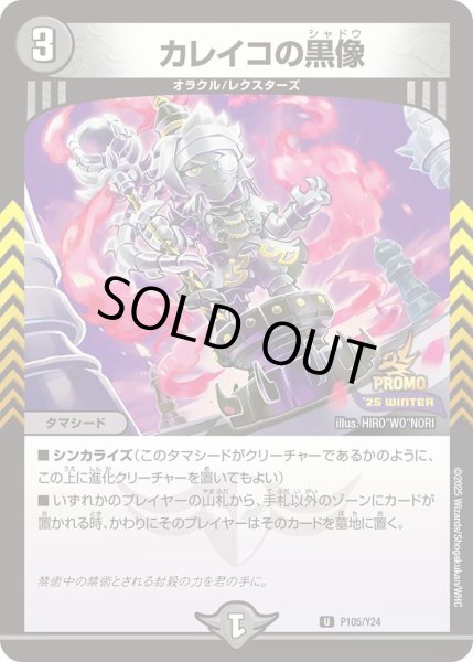 画像1: 【プロモ】カレイコの黒像_P105/Y24 (1)