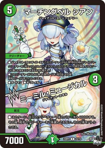 画像1: 【アビス・レボリューション 「忍者乱武」＆超刺激パック】マーチングベル シアン／ミーミル・ミュージカル 23RP2_23/74 (1)