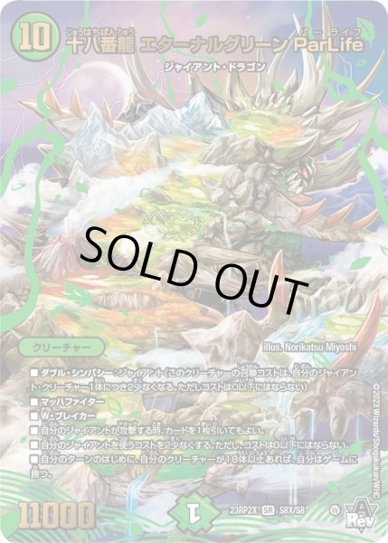 画像1: 【アビス・レボリューション 第2弾 忍者乱武　超刺激パック】十八番龍エターナルグリーンParLife 23RP2X_S8X/S8 (1)
