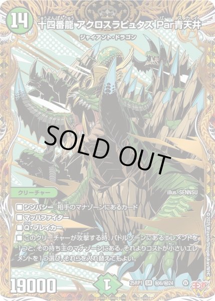画像1: 【邪神vs邪神 ソウル・オブ・ジ・アビス】十四番龍アクロスラピュタズPar青天井 25RP1_秘6/秘24 (1)