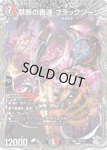 画像1: 【邪神vs邪神 ソウル・オブ・ジ・アビス】禁断の轟速ブラックゾーン 25RP1_TR9/TR9 (1)