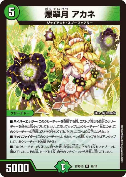 画像1: 【ドキドキつよいデッキ 25の王道】爆翠月アカネ 26SD1Q_10/14 (1)