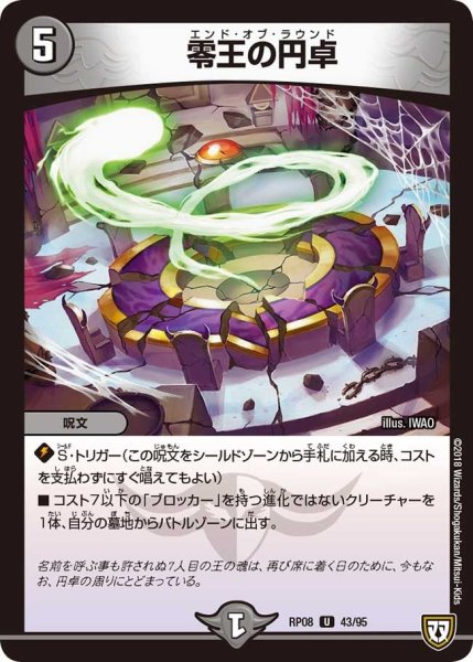 画像1: 【超決戦!バラギアラ!!無敵オラオラ輪廻∞】零王の円卓 RP08_43/95 (1)